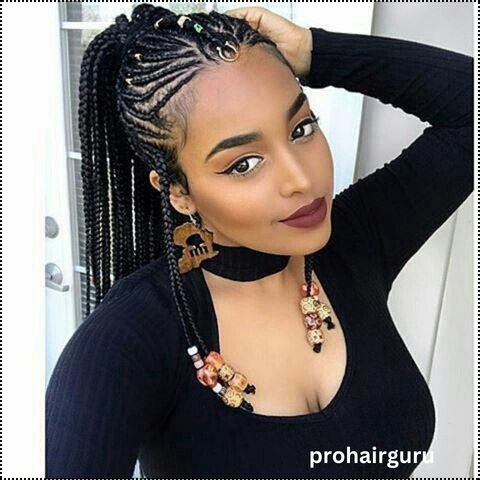 Medium Box Braids Styles