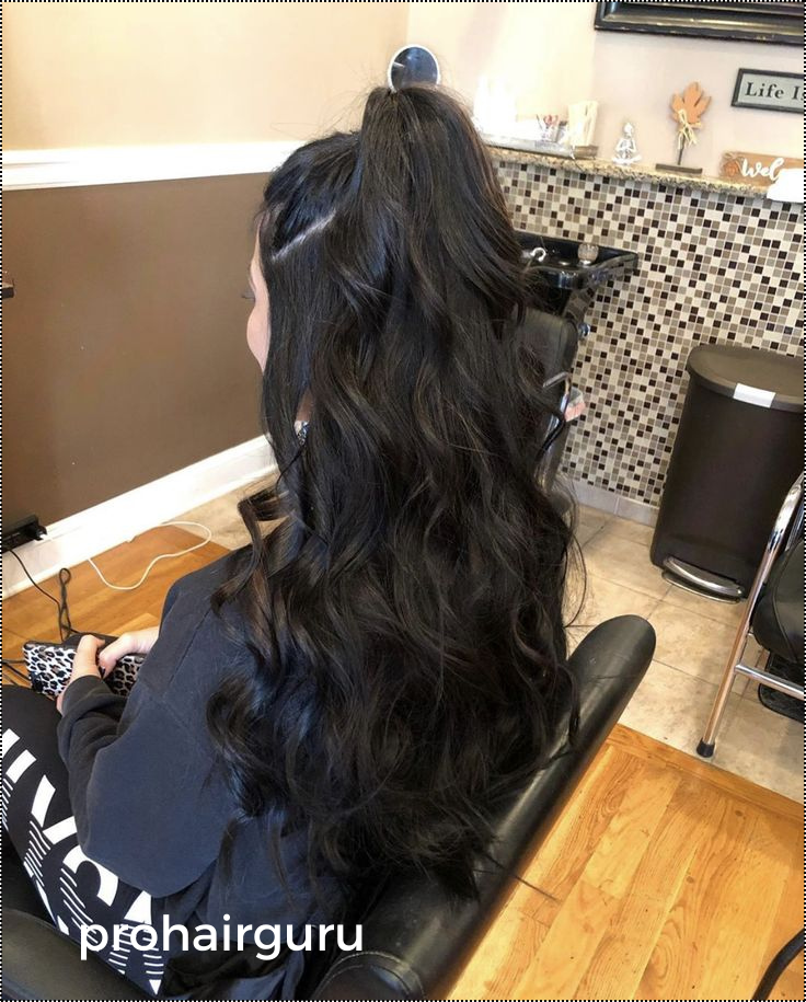 Black Hair Half-Up Half-Down Styles