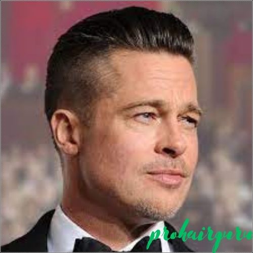 Brad Pitt Fury Haircut