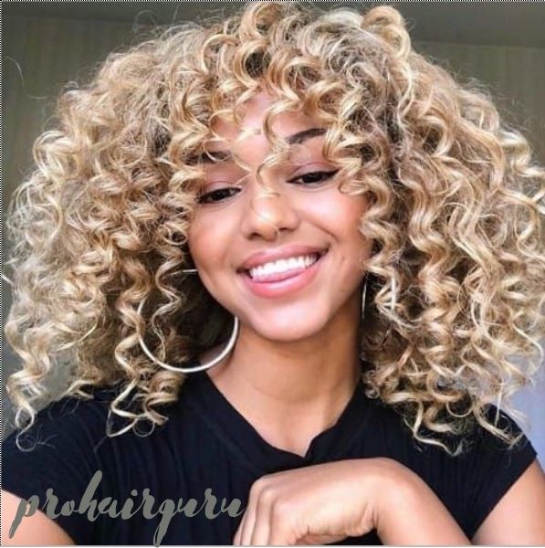 Curly Girl Balayage Trends