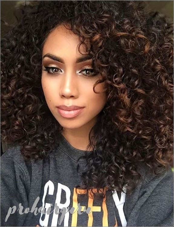 Curly Girl Balayage Trends