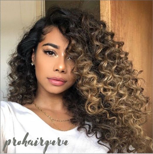 Curly Girl Balayage Trends