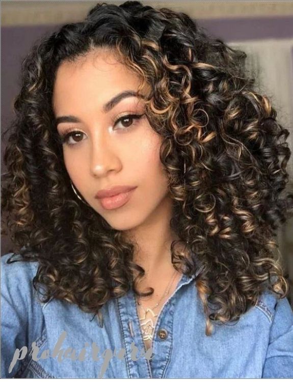 Curly Girl Balayage Trends