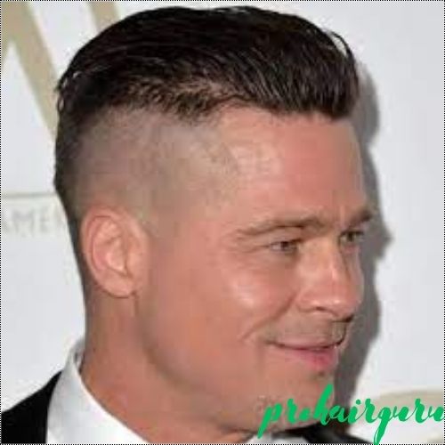 Brad Pitt Fury Haircut