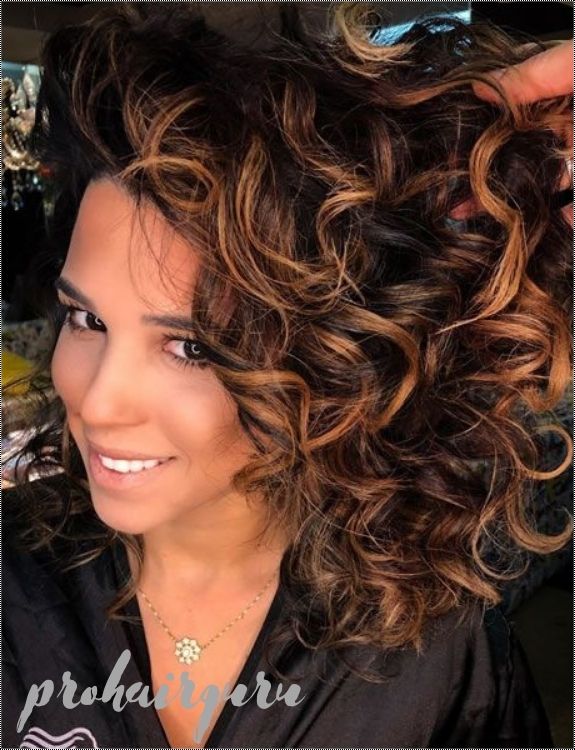 Curly Girl Balayage Trends