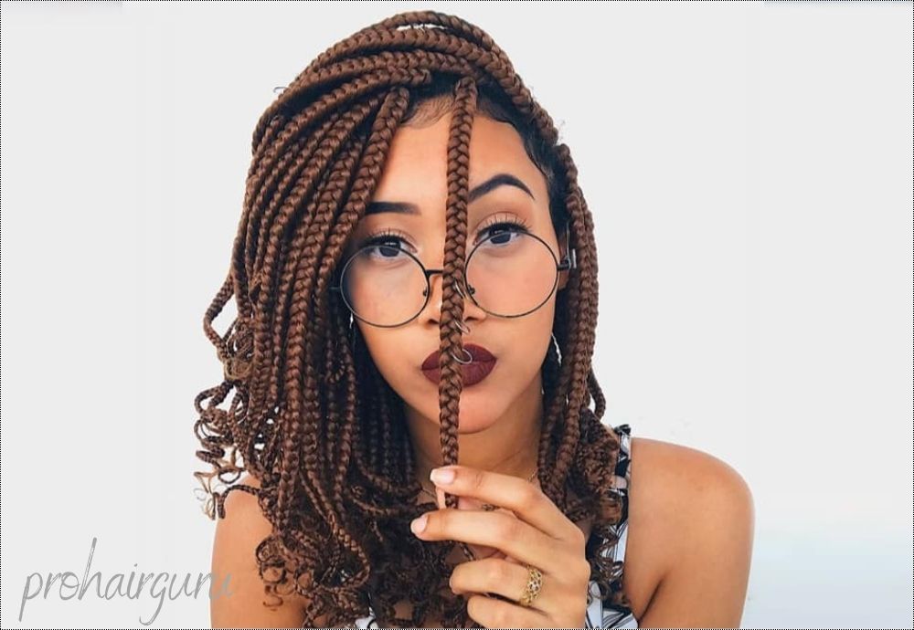 Medium Box Braids Styles