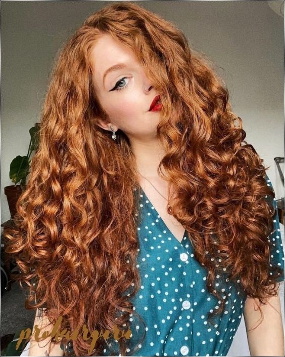 Red Curly Hairstyles 2024