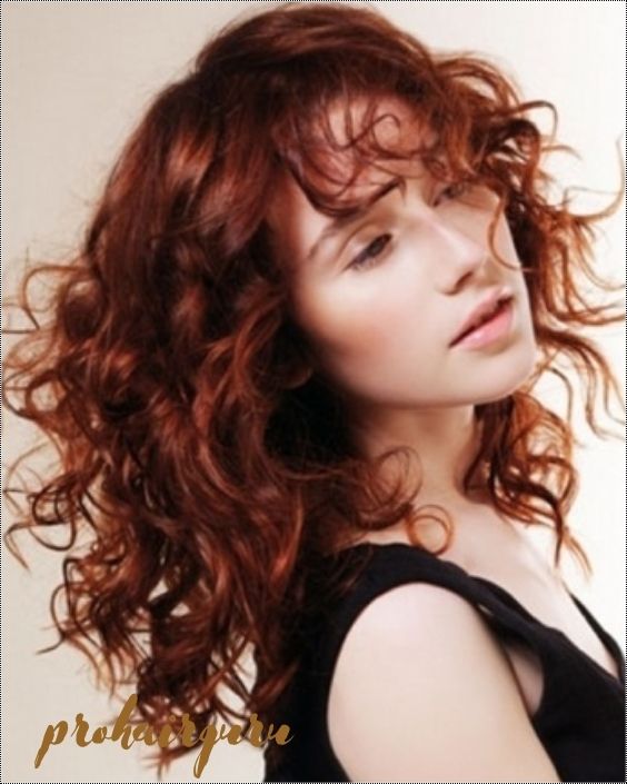 Red Curly Hairstyles 2024